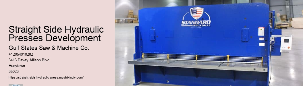Straight Side Hydraulic Presses Development